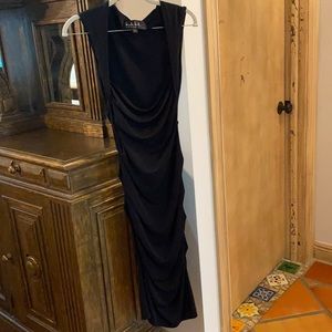 Nicole Miller black dress, midcalf